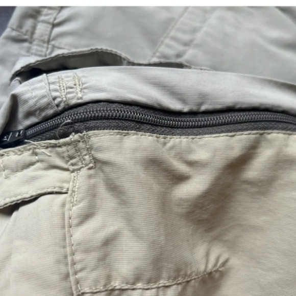 REI Mens Beige Nylon Convertible Cargo Hiking Pants Size L Waist 36" Inseam 30" - Picture 5 of 11